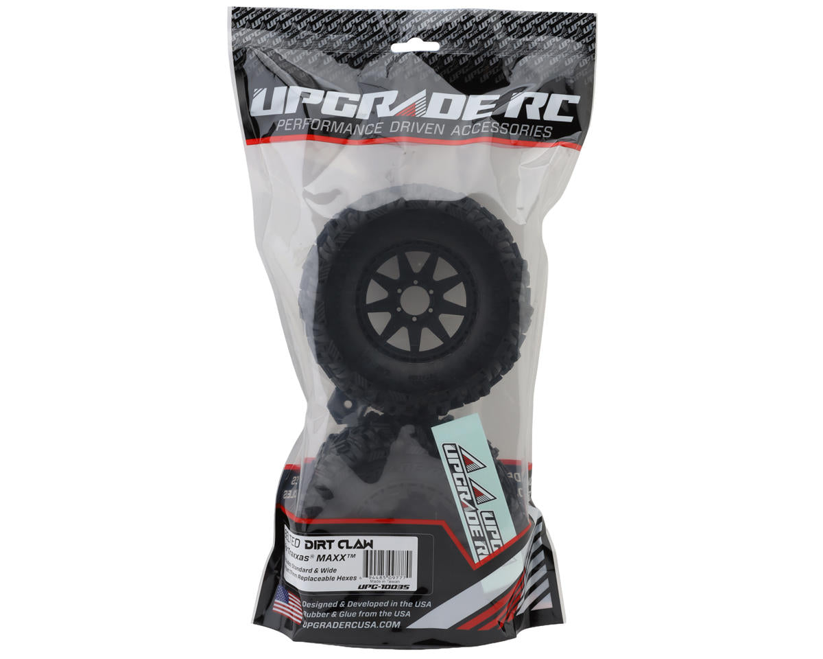 UpGrade RC BELTED Dirt Claw 2.9" Pre-Mounted Tires for Traxxas® MAXX®