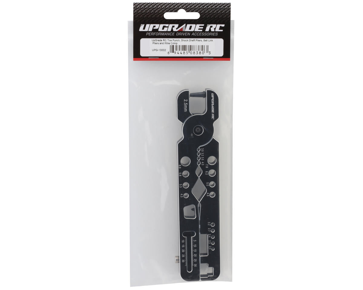 UpGrade RC Tire Punch, Shock Shaft Pliers, Ball Link Pliers and Wire Crimp