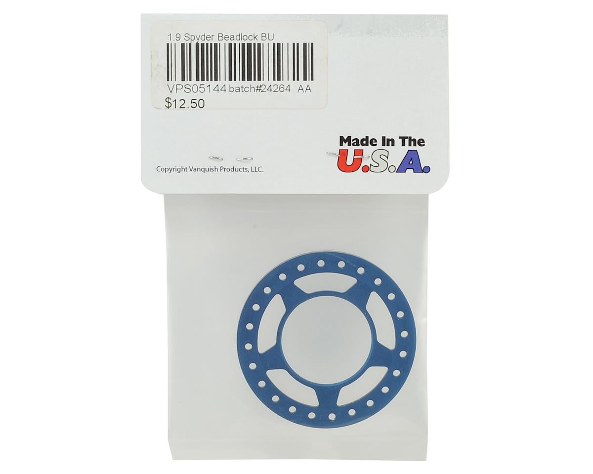 Vanquish Products Spyder 1.9" Beadlock Ring (Blue)