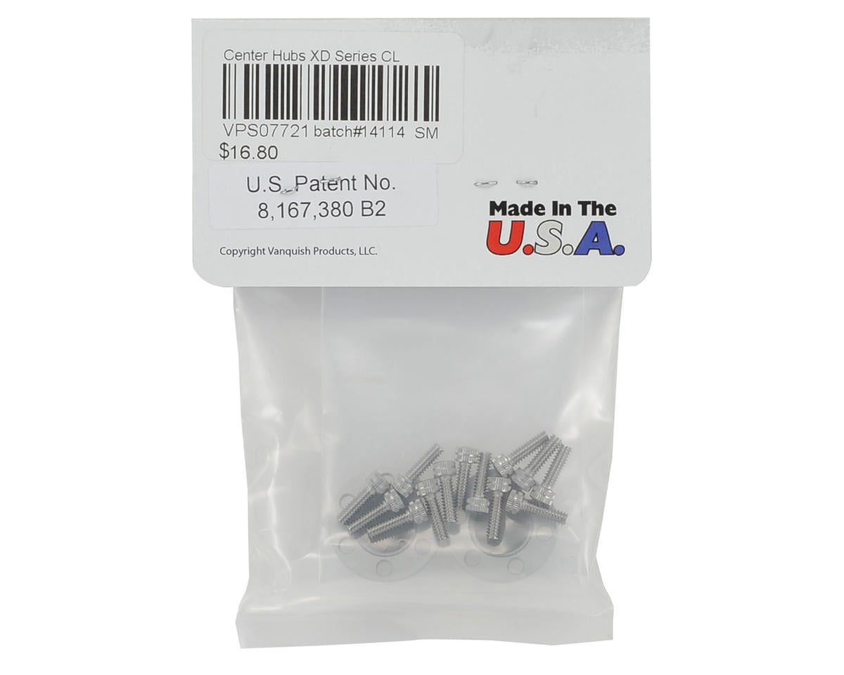 Vanquish Products XD Series Center Hubs (2) (Silver)