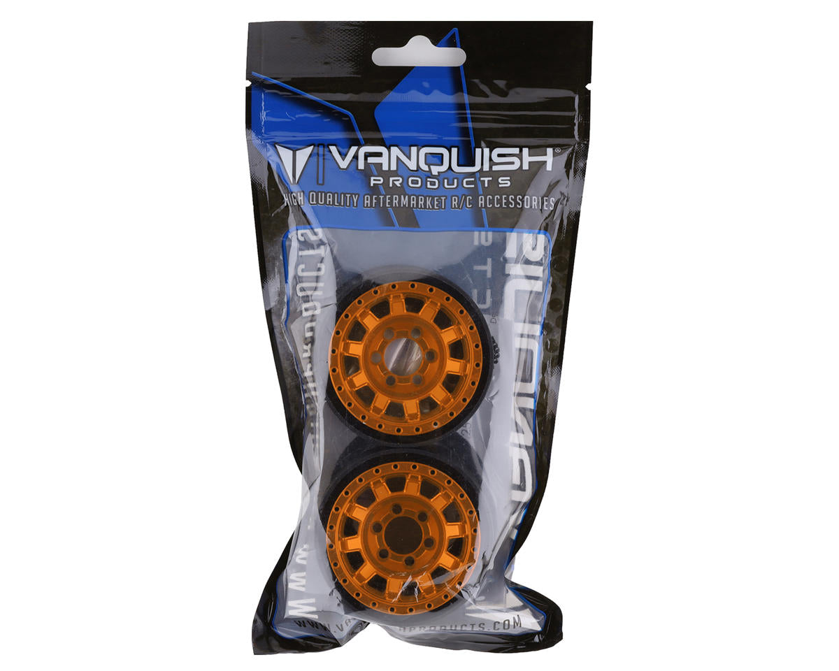 Vanquish Products 1.9" KMC KM236 Tank CNC Aluminum Crawler Beadlock Wheels