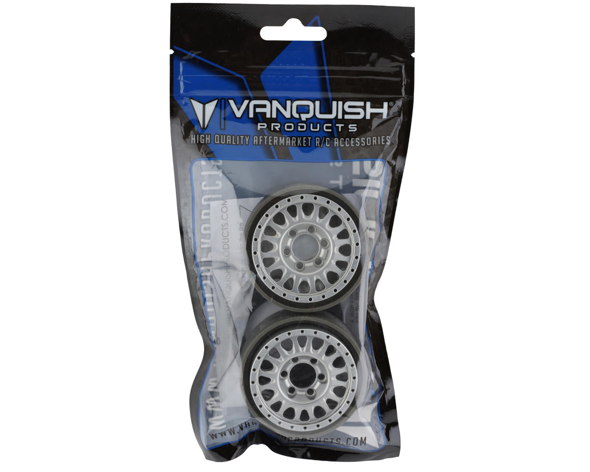 Vanquish Products 1.9" KMC KM445 Impact CNC Aluminum Crawler Beadlock Wheels