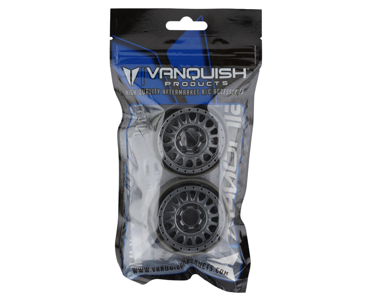 Vanquish Products 1.9" KMC KM445 Impact CNC Aluminum Crawler Beadlock Wheels
