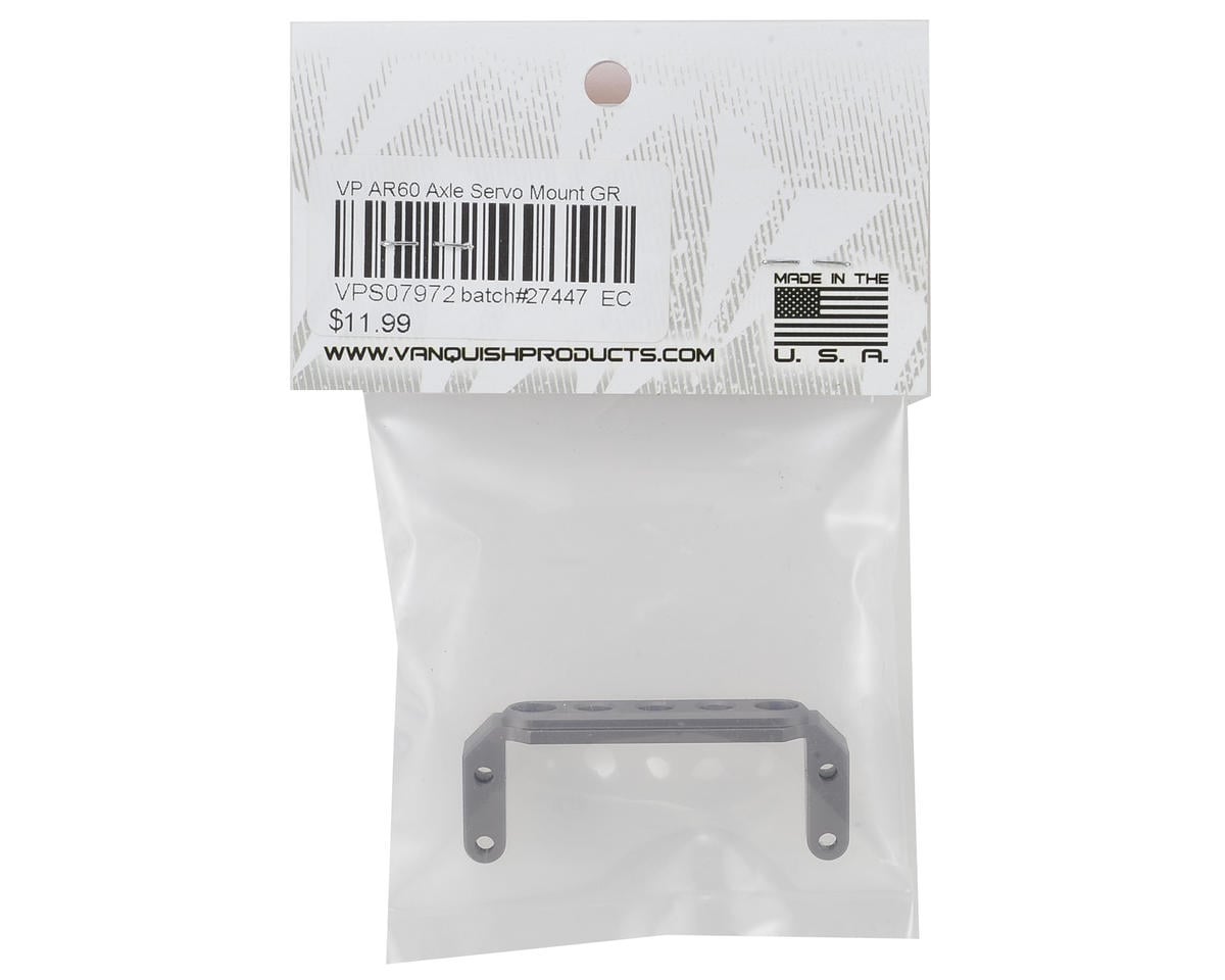 Vanquish Products AR60 Axle Servo Mount (Grey)