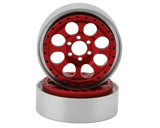 Vanquish Products 2.2" KMC KM237 Riot CNC Aluminum Crawler Beadlock Wheels