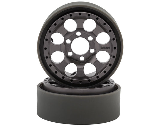 Vanquish Products 1.9" KMC KM237 Riot CNC Aluminum Crawler Beadlock Wheels