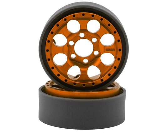 Vanquish Products 1.9" KMC KM237 Riot CNC Aluminum Crawler Beadlock Wheels