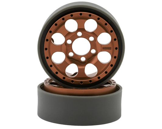 Vanquish Products 1.9" KMC KM237 Riot CNC Aluminum Crawler Beadlock Wheels