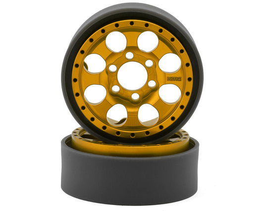 Vanquish Products 1.9" KMC KM237 Riot CNC Aluminum Crawler Beadlock Wheels