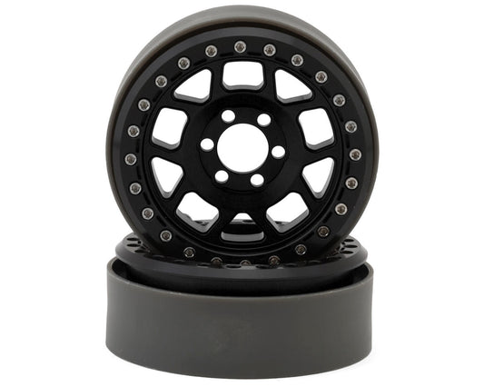 Vanquish Products 2.2" Battle Born Wheels Whiskey CNC Aluminum Crawler Beadlock