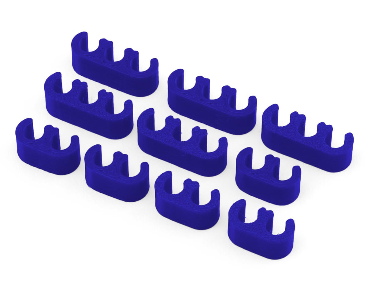 Webster Mods Wires & Cables Organizer Clips (Blue) (11AWG)
