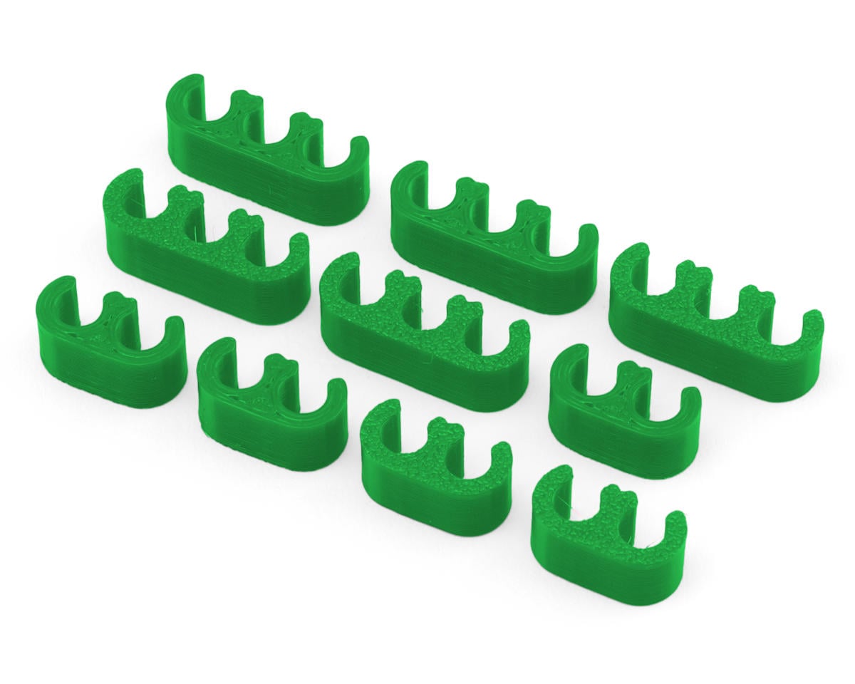 Webster Mods Wires & Cables Organizer Clips (Green) (11AWG)