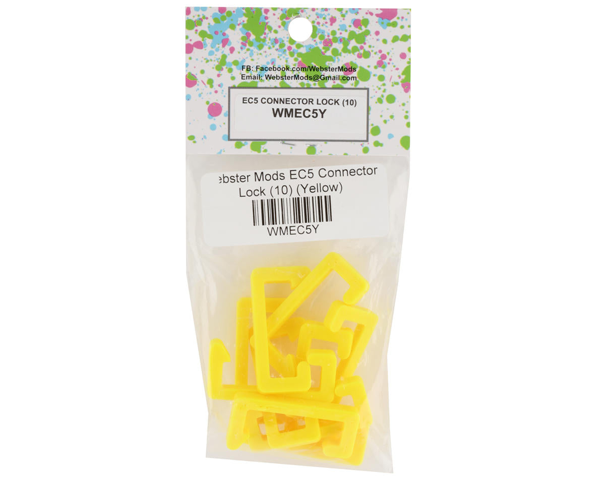 Webster Mods EC5 Connector Lock (10) (Yellow)