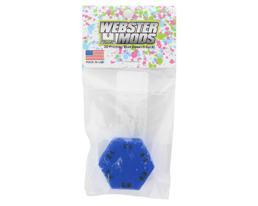 Webster Mods Suspension Clip Holder (Blue) (4mm)