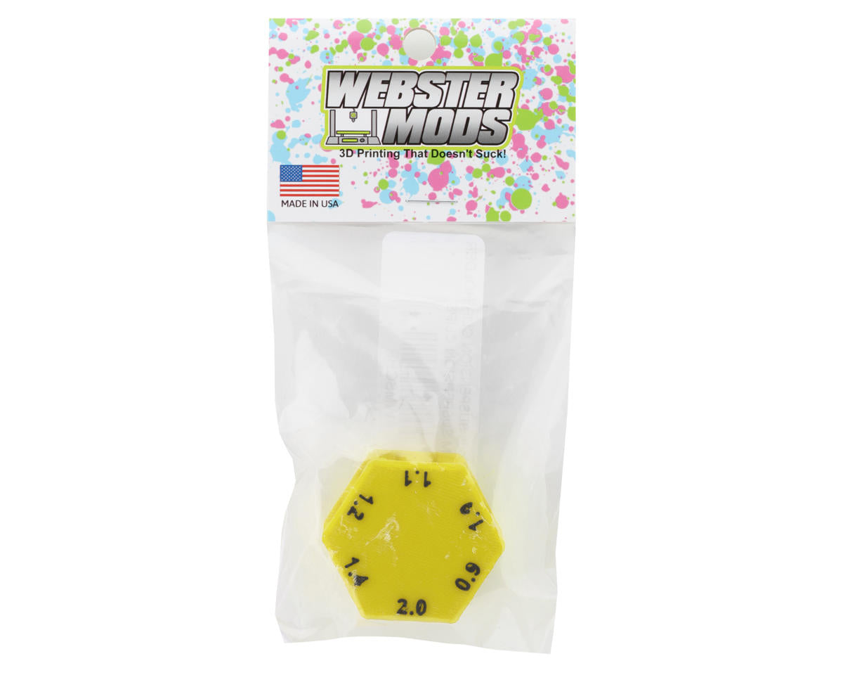 Webster Mods Suspension Clip Holder (Yellow) (4mm)