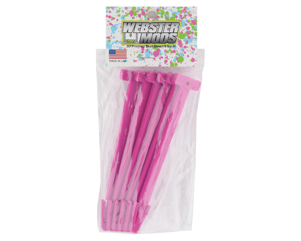 Webster Mods 1/8 Buggy Tire Stick (6) (Pink)