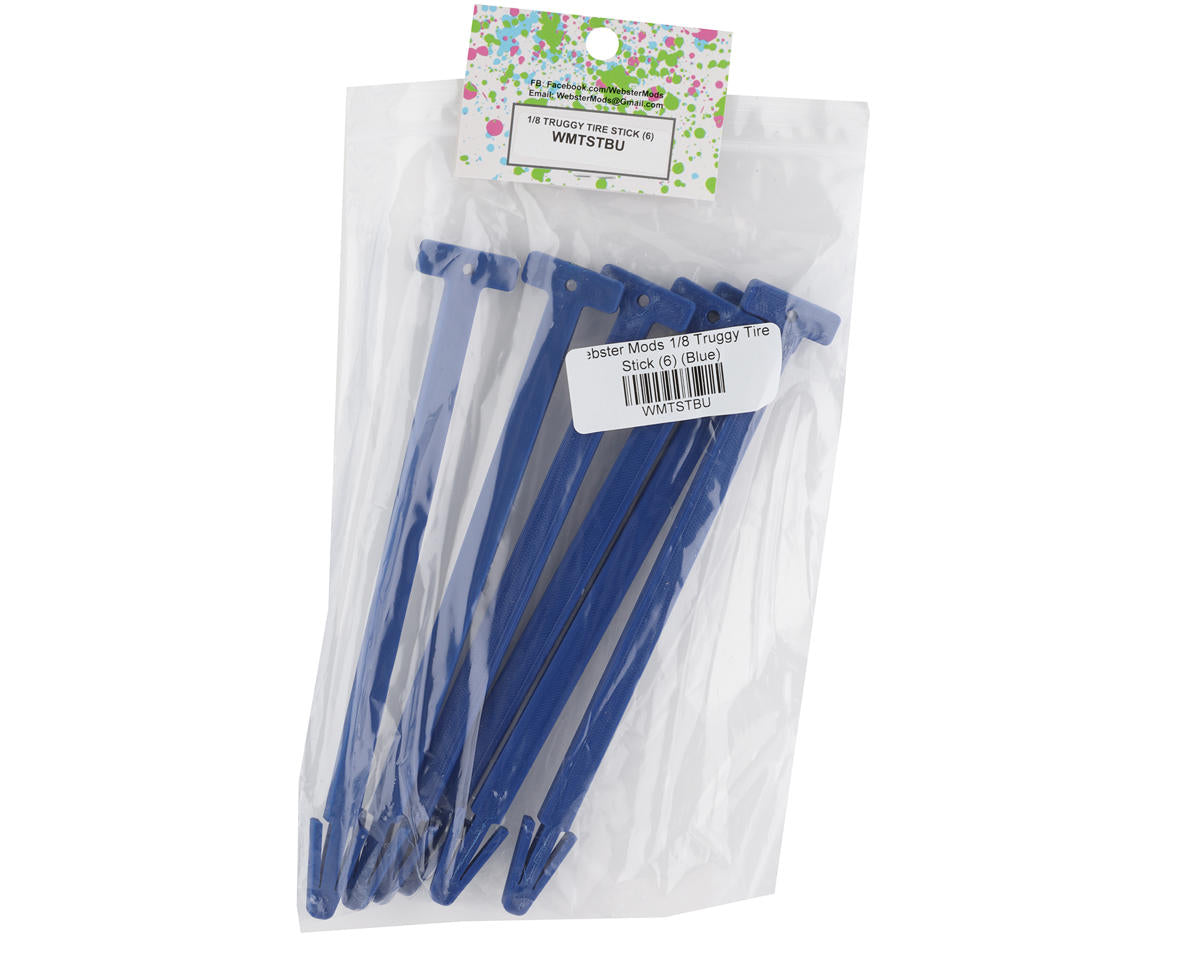 Webster Mods 1/8 Buggy/Truggy Tire Stick (6) (Blue)