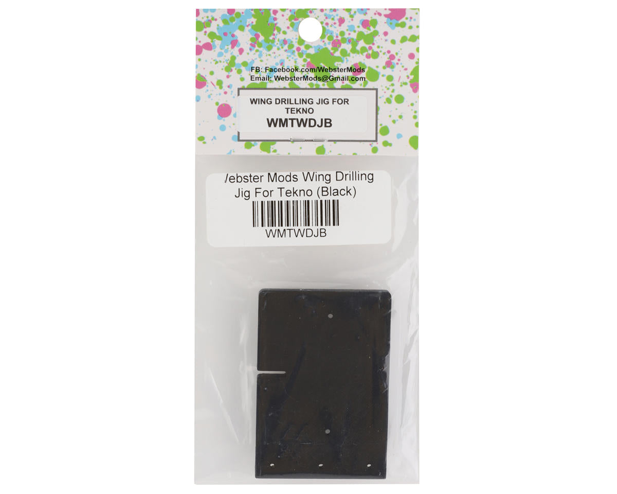 Webster Mods 1/8 Tekno Wing Drilling Jig (Black)