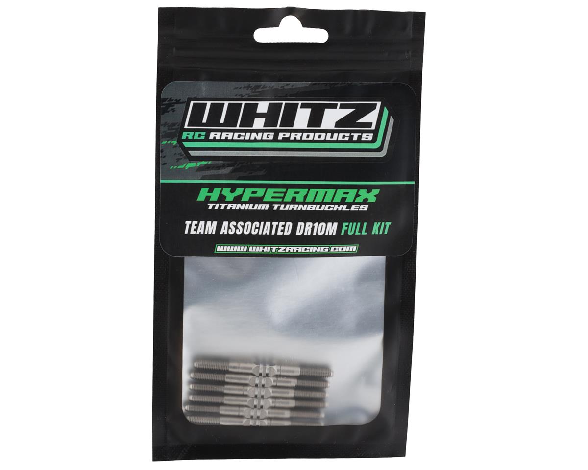 Whitz Racing Products HyperMax DR10M 3.5mm Titanium Turnbuckle Kit (Silver)