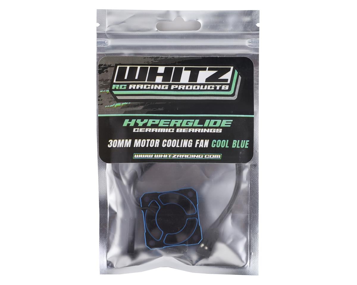 Whitz Racing Products 30mm HyperCool Aluminum Cooling Fan (Black/Blue)