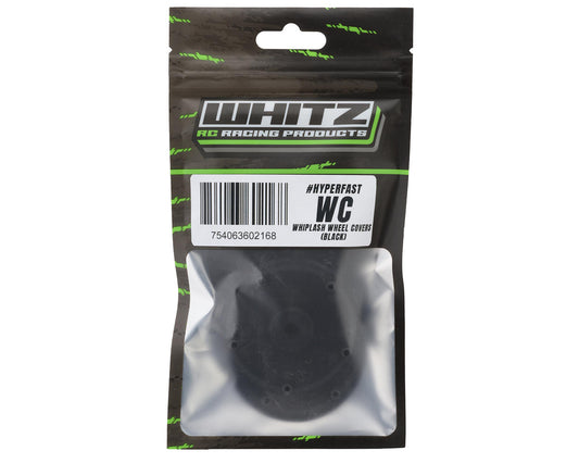 Whitz Racing Products 1/10 Whiplash Wheel Covers (Black) (4)