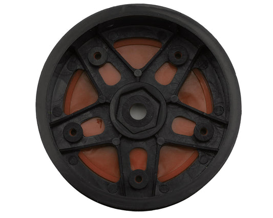 Whitz Racing Products 1/10 Whiplash Front 2.2" Sprint Car Wheels (2) (Orange)