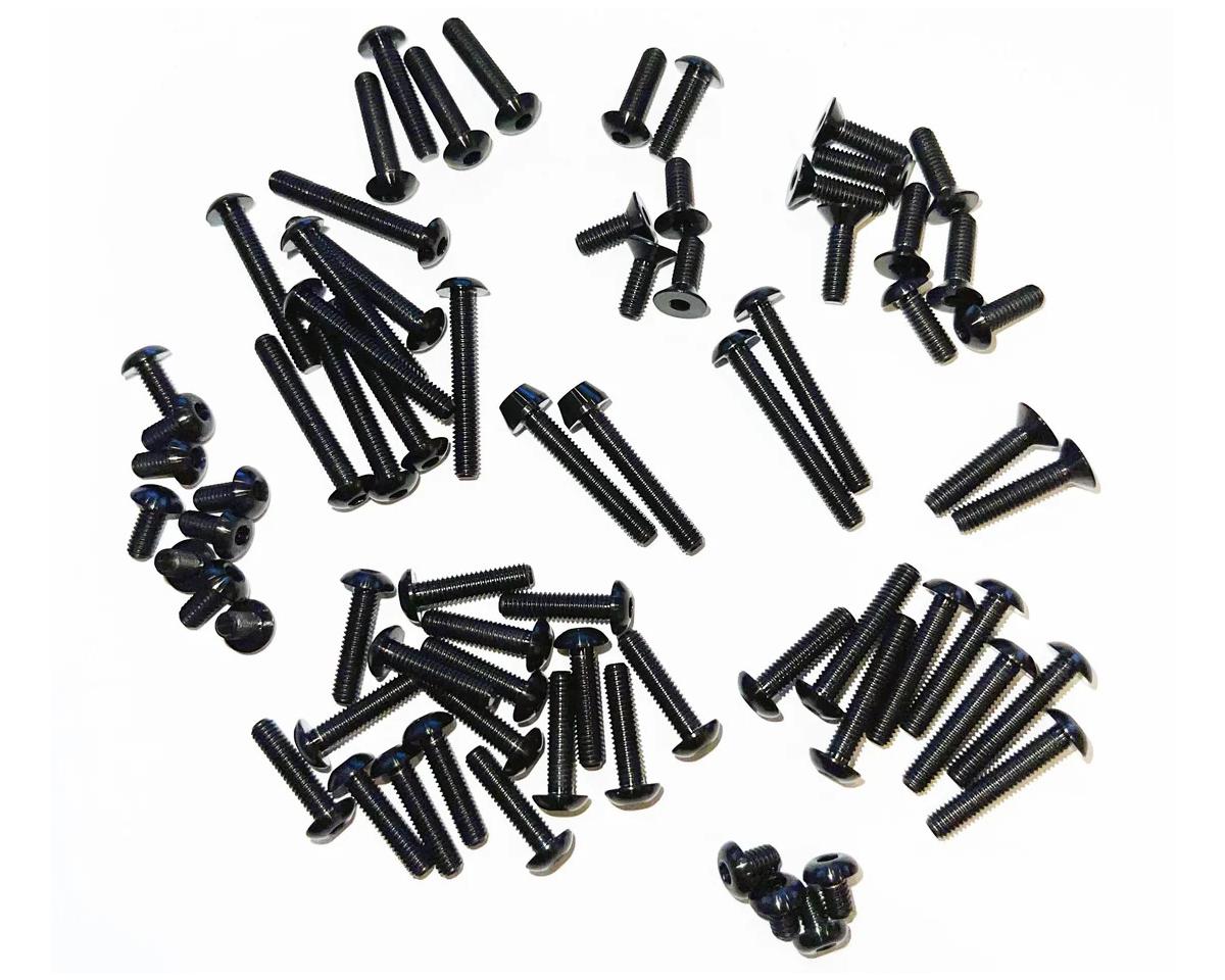 Whitz Racing Products Xray XB2 2025 HyperLite Titanium Upper Screws Kit (Black)