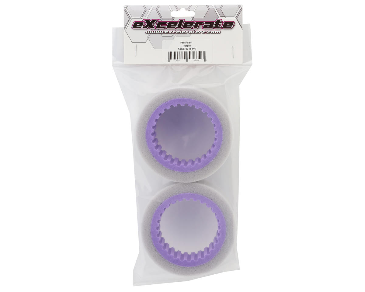 eXcelerate Pro Foam 2-Stage Drag Racing Inserts (2) (Purple)