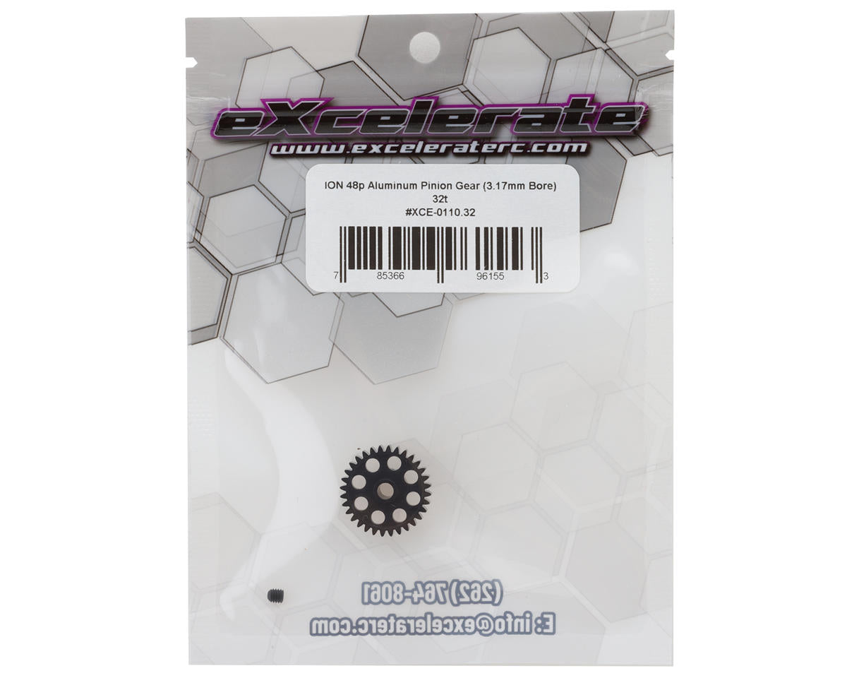 eXcelerate ION Aluminum 48p Pinion Gear (3.17mm Bore) (32T)