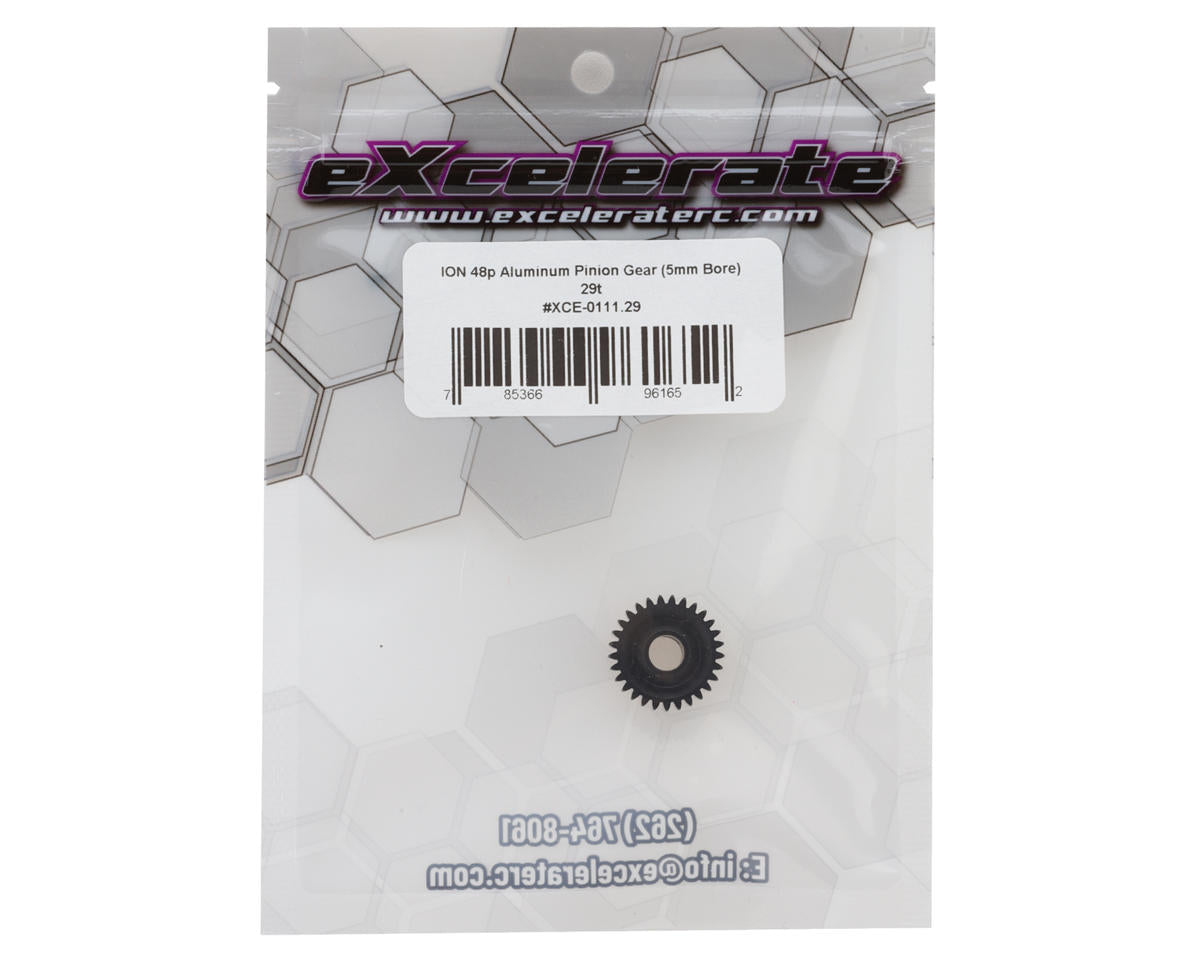 eXcelerate ION Aluminum 48p Pinion Gear (5mm Bore) (29T)