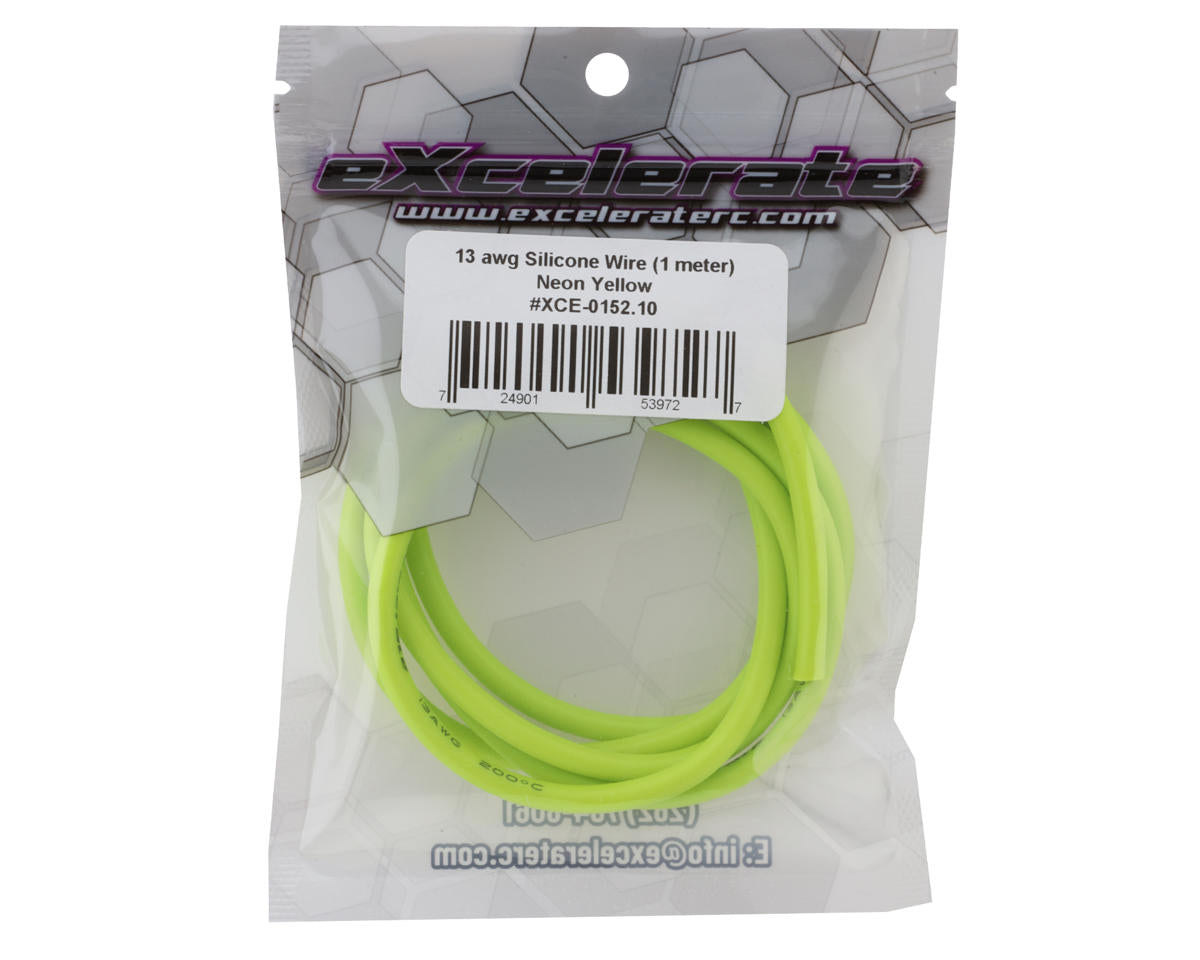 eXcelerate Silicone Wire (Neon Yellow) (1 Meter) (13AWG)