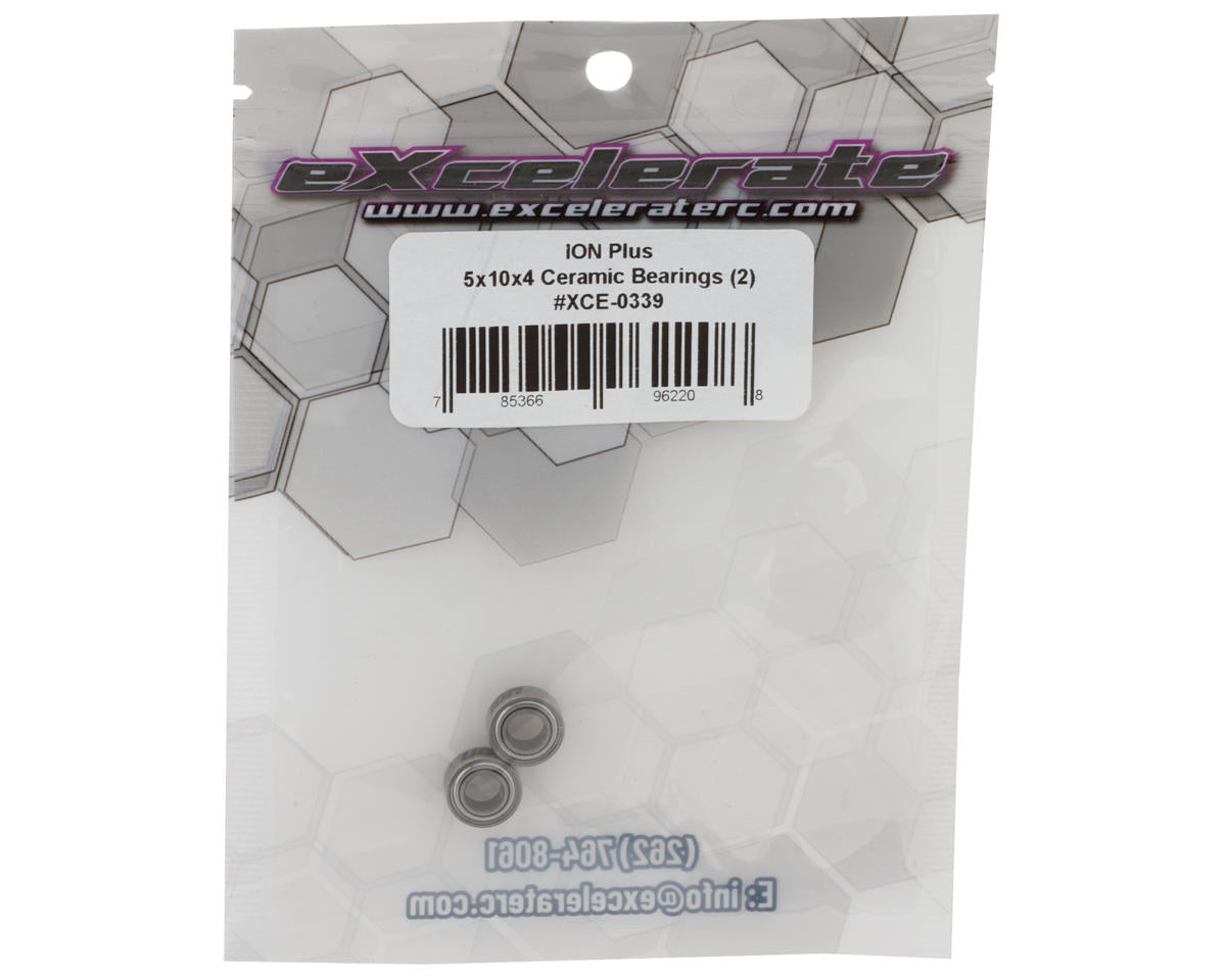 eXcelerate ION Plus 5x10x4mm Ceramic Bearings (2)