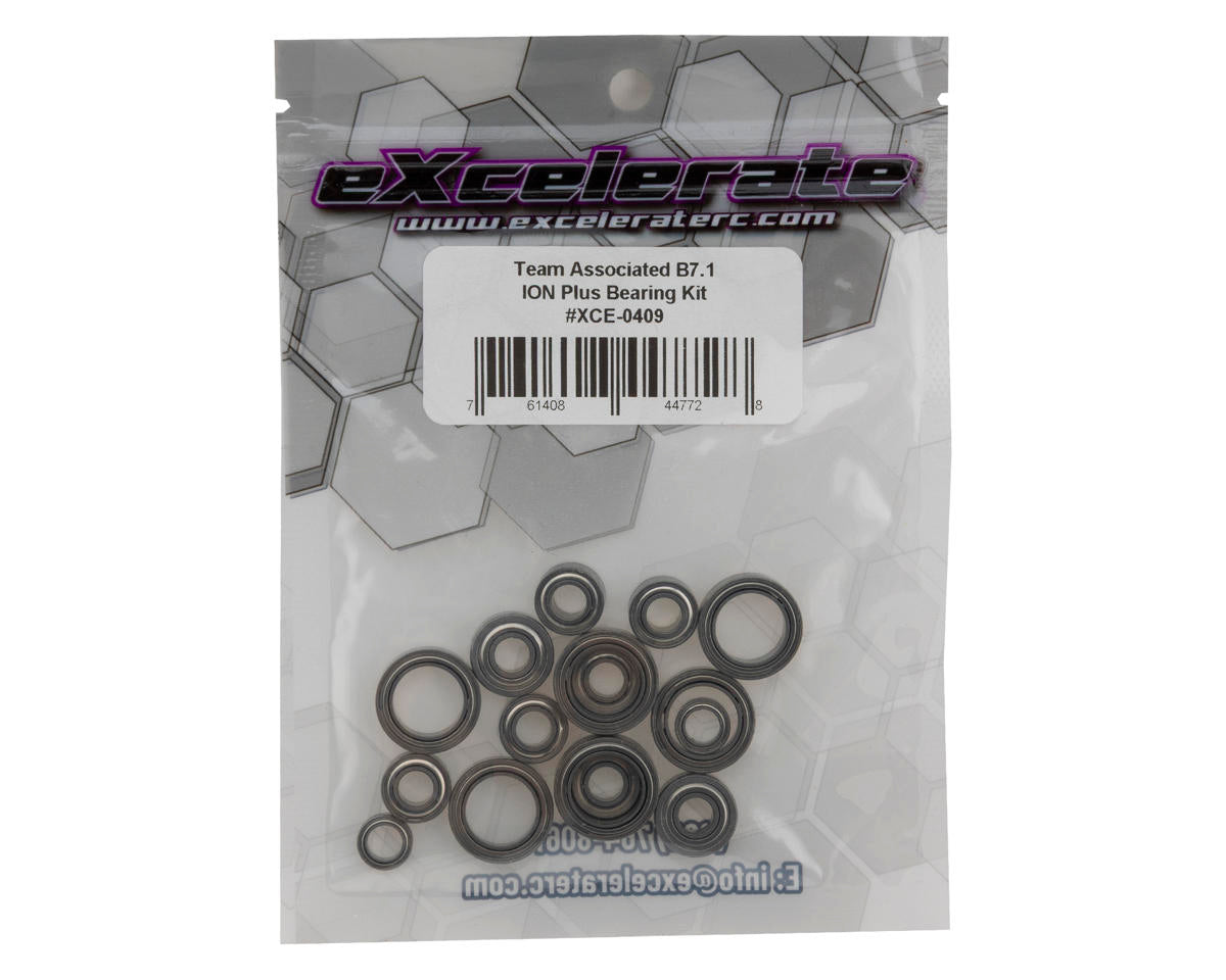 eXcelerate Team Associated RC10B7.1 ION Plus Ceramic Ball Bearings Kit