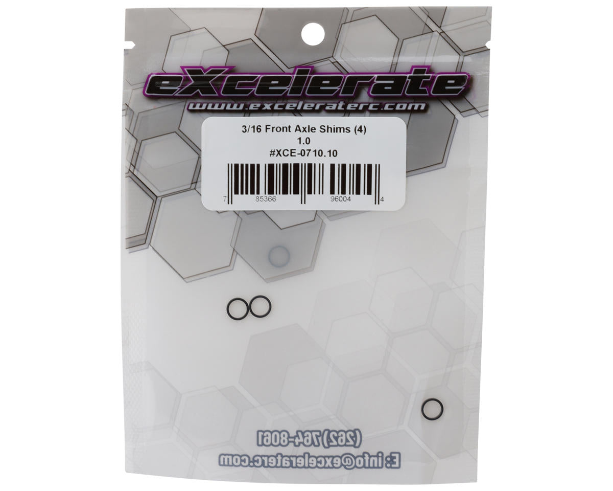 eXcelerate 3/16 Front Axle Shims (4) (1.0mm)