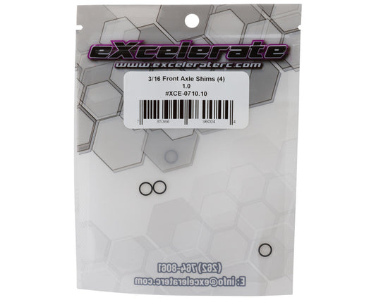 eXcelerate 3/16 Front Axle Shims (4) (1.0mm)