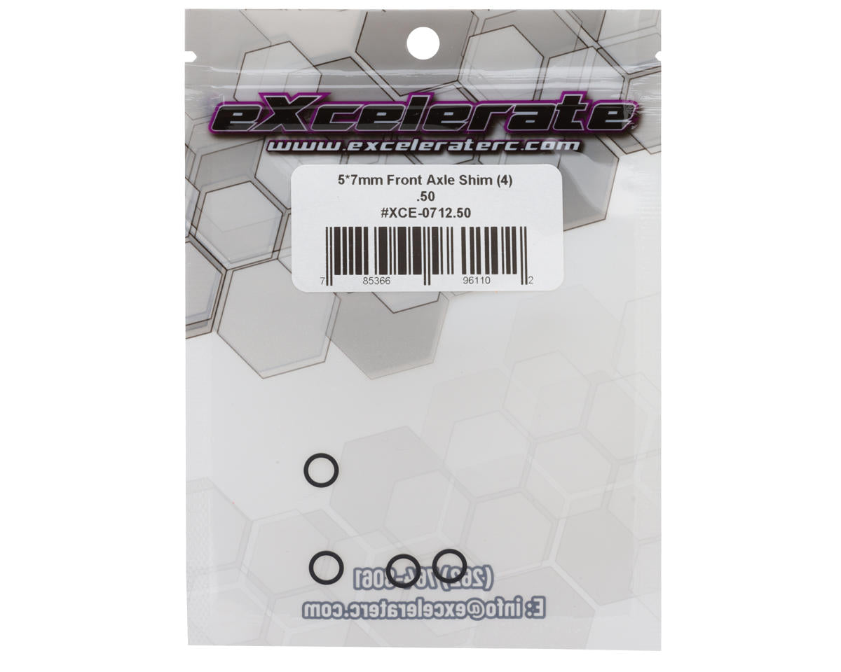 eXcelerate 5x7mm Front Axle Shims (4) (0.5mm)