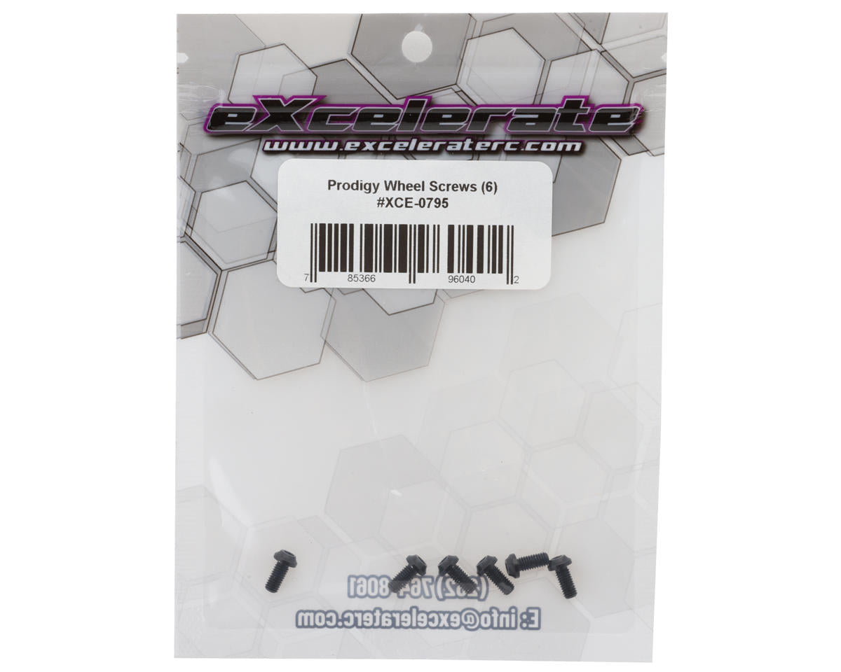 eXcelerate Prodigy Wheel Screws (6)