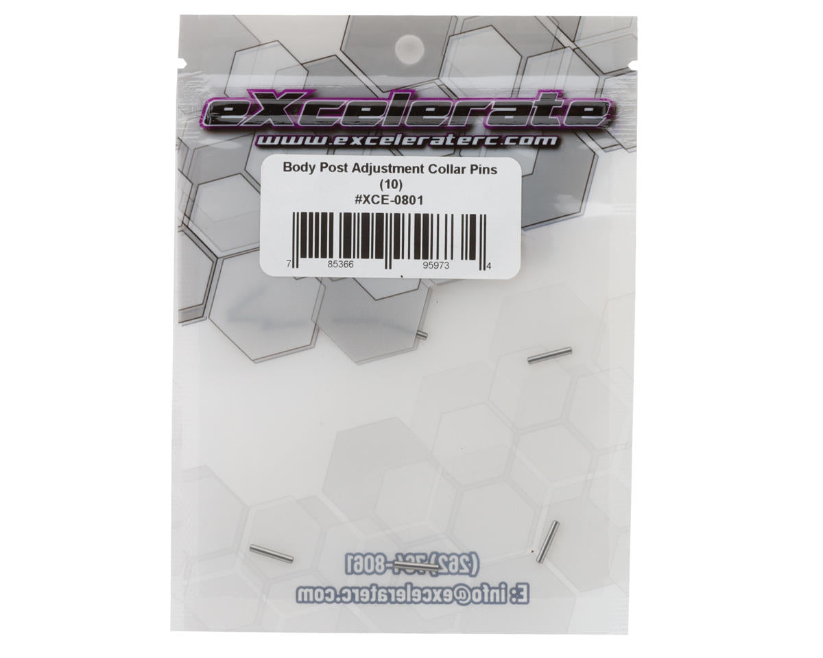 eXcelerate Prodigy Body Post Adjustment Collar Pins (10)