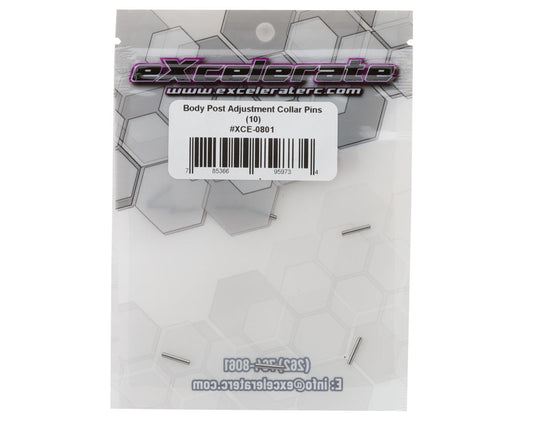 eXcelerate Prodigy Body Post Adjustment Collar Pins (10)
