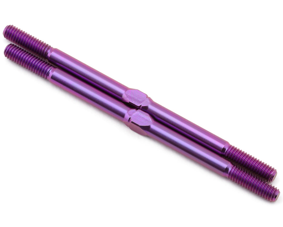 eXcelerate 3.5mm Titanium Turnbuckles (Purple) (2) (67mm)