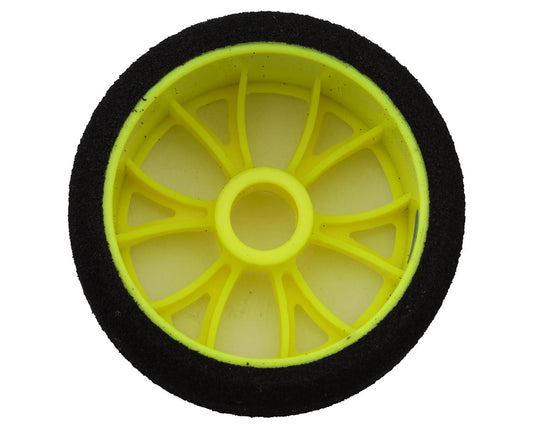 eXcelerate 1/12 Mounted "X" Compound Foam Front Tires (2) (XX Blue)