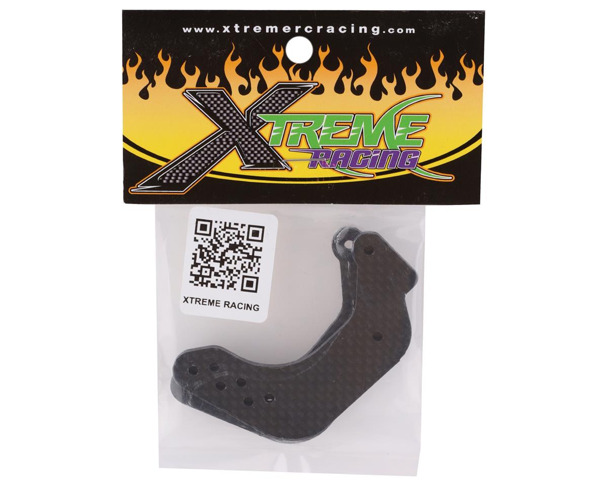 Xtreme Racing Kyosho USA-1 VE 3mm Carbon Fiber Rear Shock Supports (2)