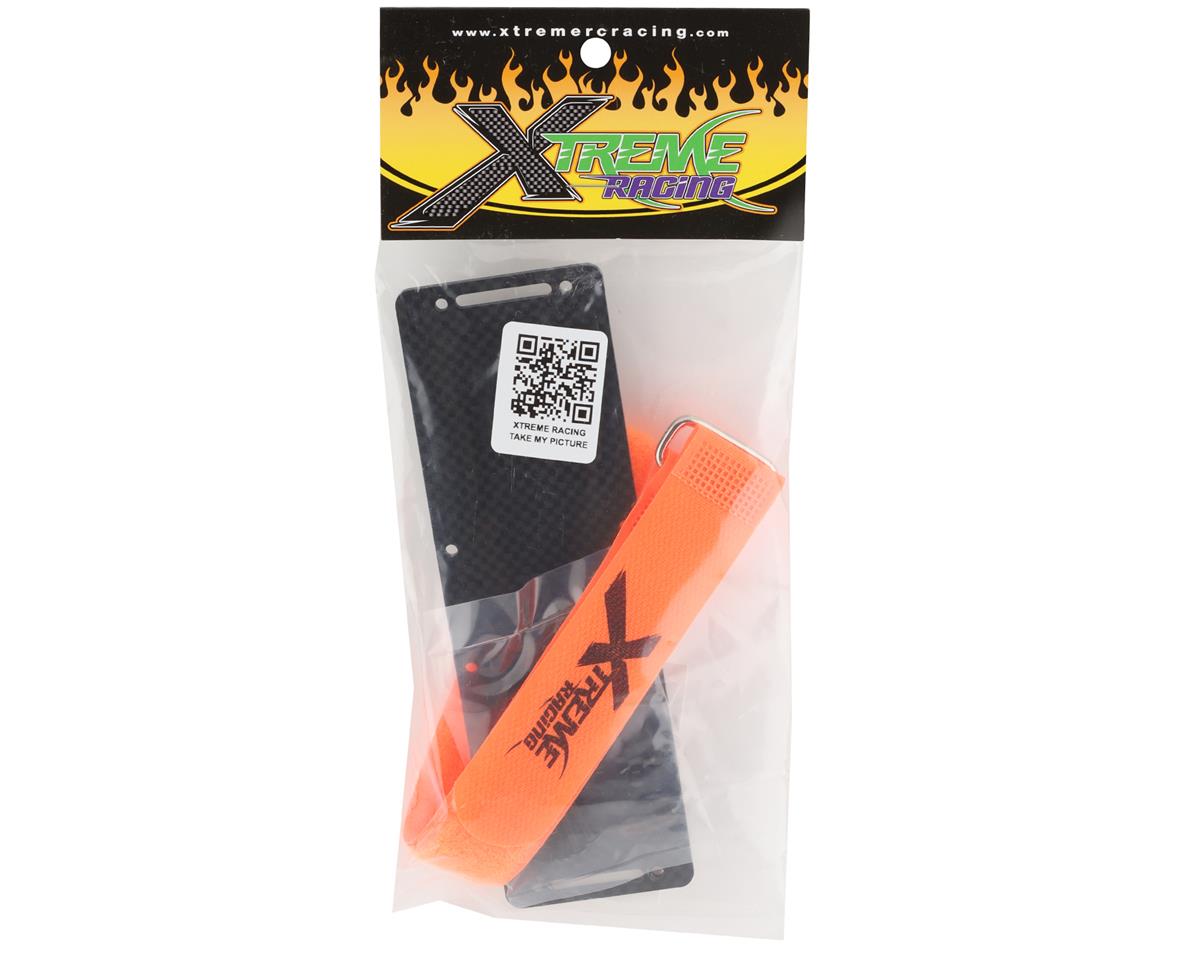 Xtreme Racing Carbon Battery Tray for Traxxas Rustler 4x4