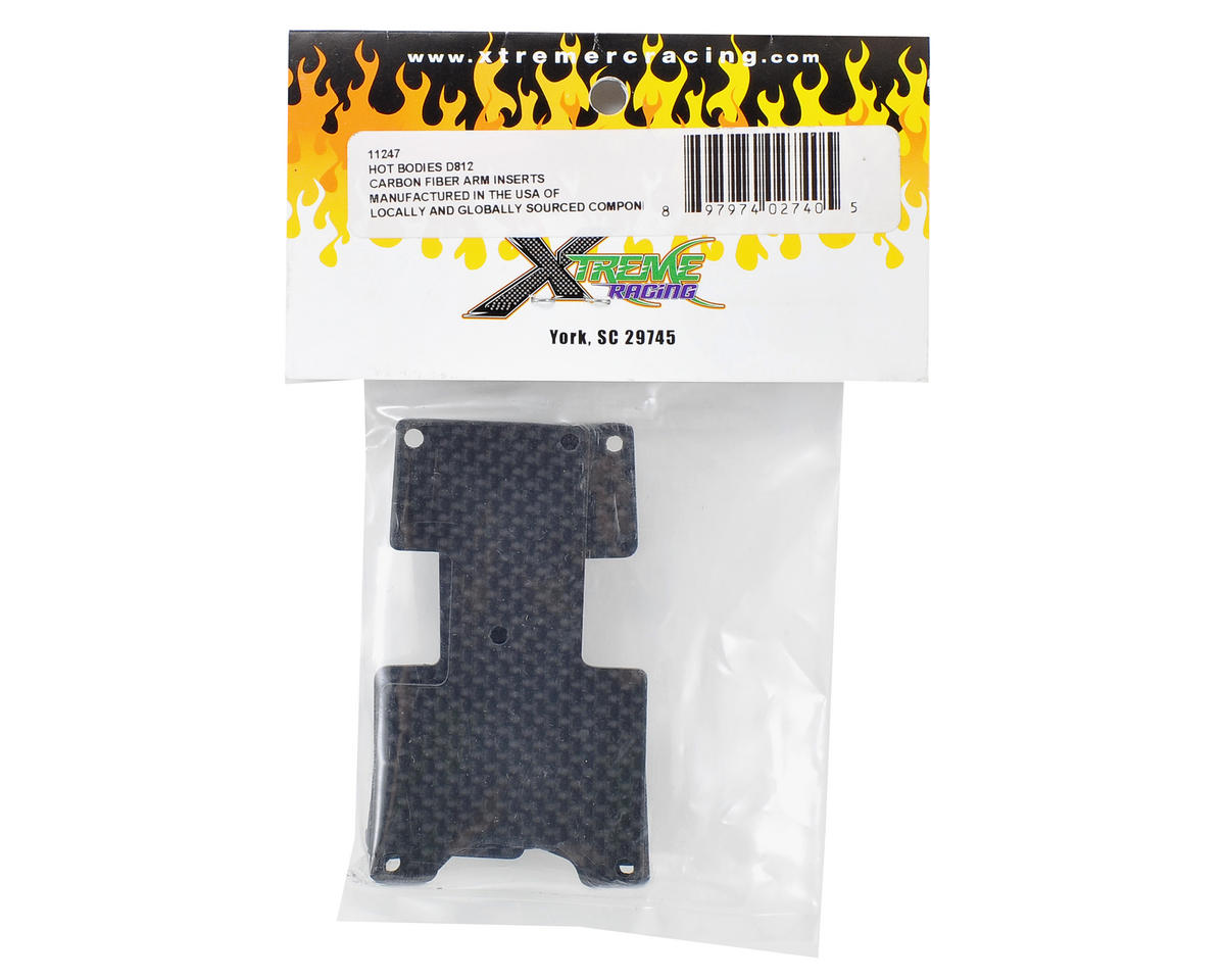Xtreme Racing Hot Bodies D815/D812 1.6mm Carbon Fiber Arm Inserts