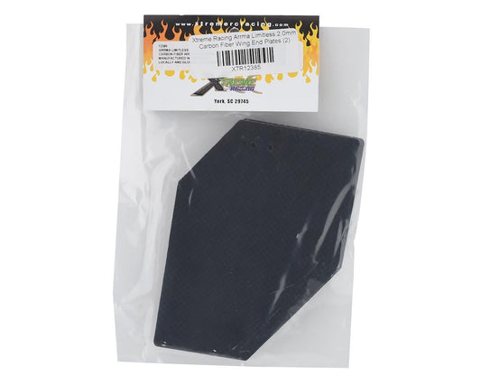 Xtreme Racing Arrma Limitless 2.0mm Carbon Fiber Wing End Plates (2)