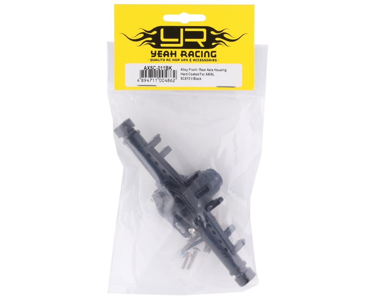 Yeah Racing Axial SCX10 II Front/Rear Aluminum Axle Housing (Black)