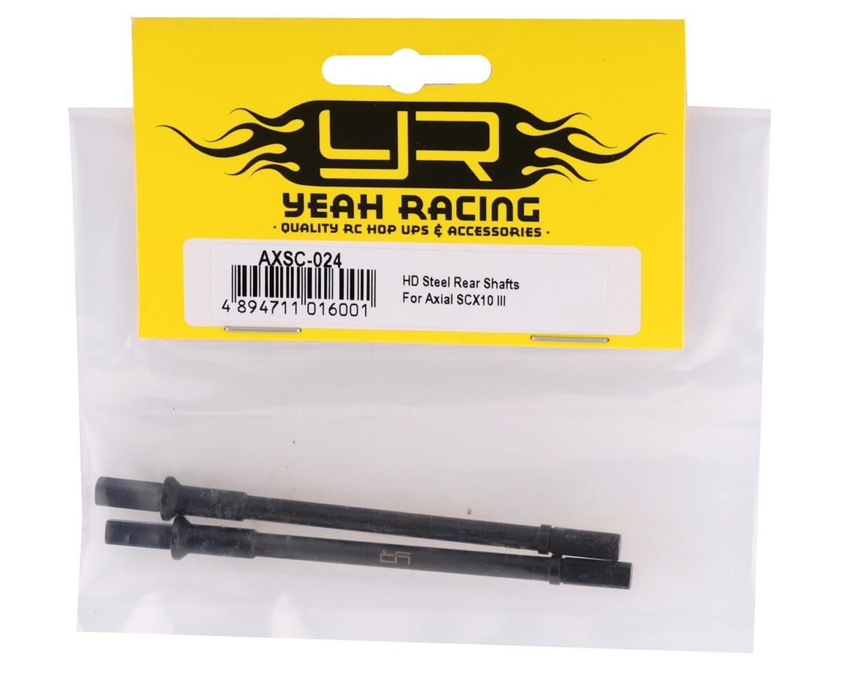 Yeah Racing Axial SCX10 III HD Steel Rear Axle Drive Shafts (2)