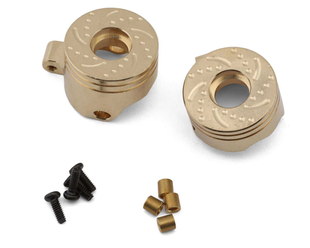 Yeah Racing Axial SCX30 Brass Steering Knuckles (2) (8g ea)