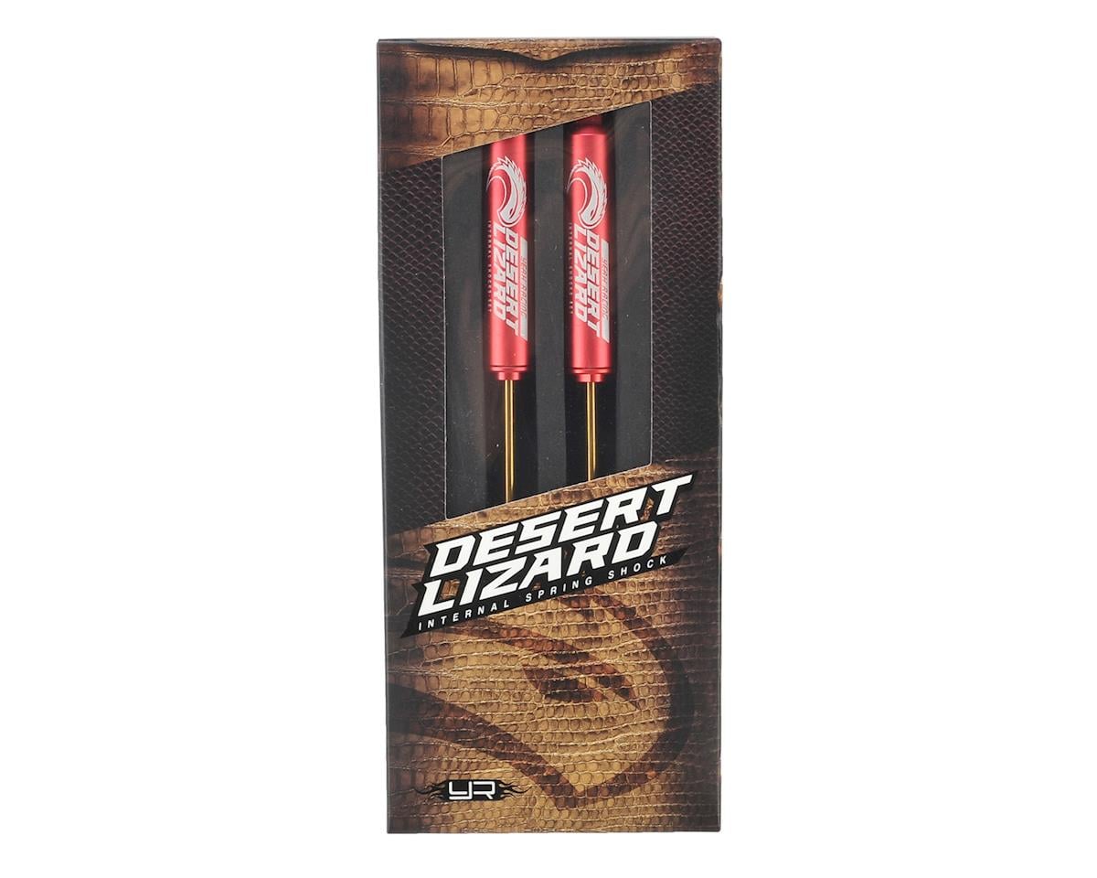 Yeah Racing Aluminum Desert Lizard Two Stage Internal Spring Shocks (Red) (2)