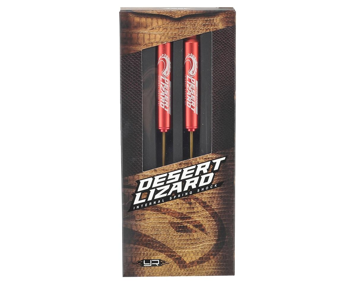 Yeah Racing Aluminum Desert Lizard Two Stage Internal Spring Shocks (Red) (2)